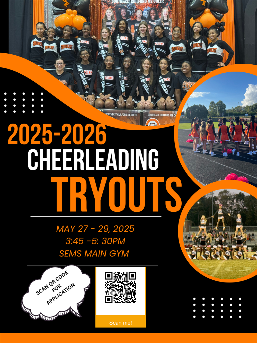 Cheer Tryout Flyer